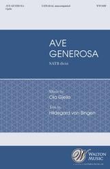 Ave Generosa SATB choral sheet music cover Thumbnail